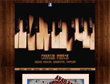 Tablet Screenshot of charliepiercemusic.com